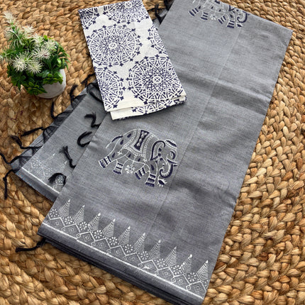Premium South Cotton Saree - PSCS 102