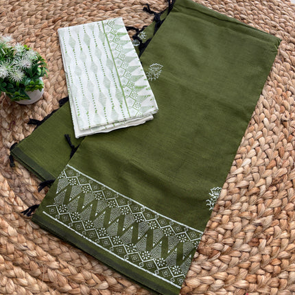 Premium South Cotton Saree - PSCS 103