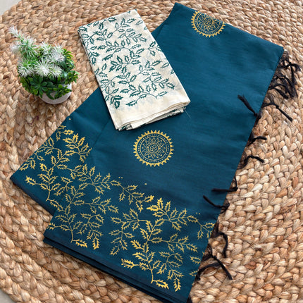 Premium South Cotton Saree - PSCS 104