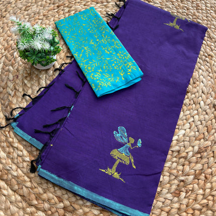 Premium South Cotton Saree - PSCS 105
