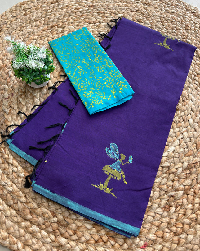Premium South Cotton Saree - PSCS 105