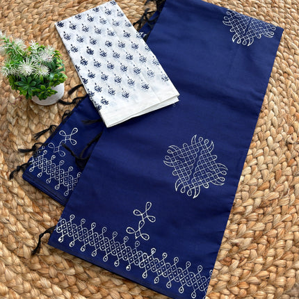 Premium South Cotton Saree - PSCS 107