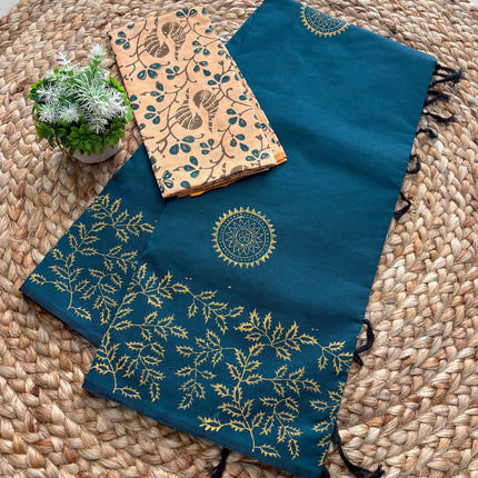 Premium South Cotton Saree - PSCS 108