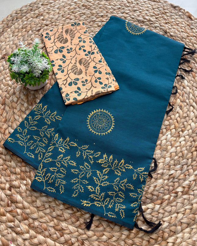 Premium South Cotton Saree - PSCS 108