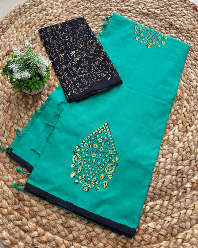 Premium South Cotton Saree - PSCS 109