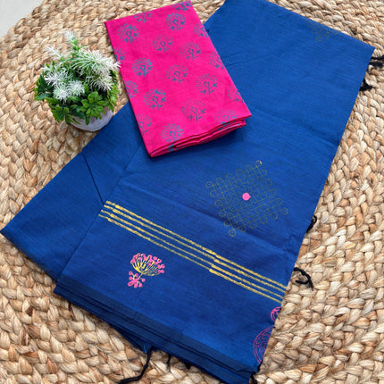 Premium South Cotton Saree - PSCS 116