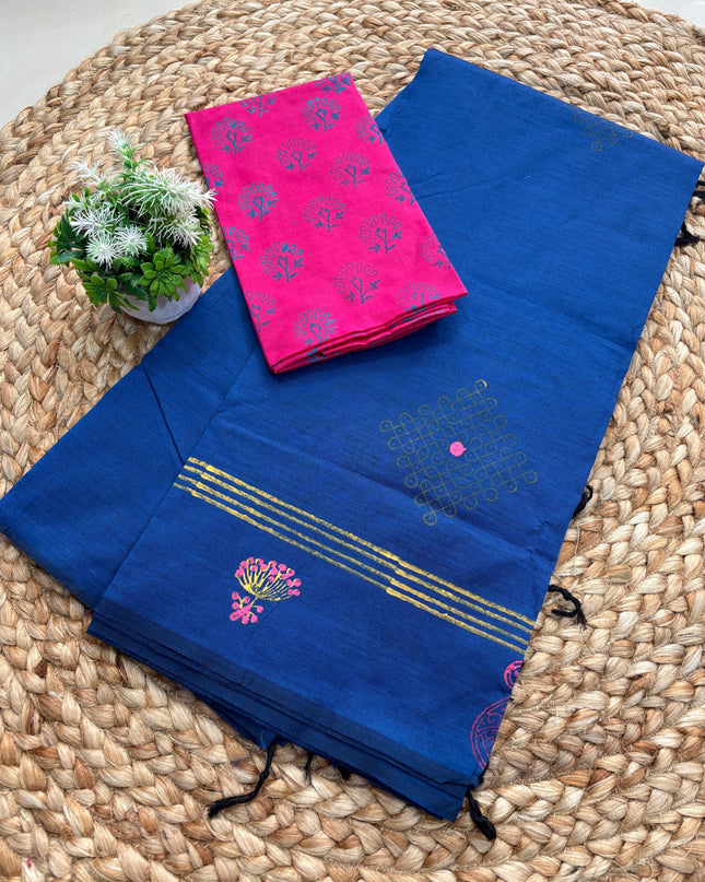 Premium South Cotton Saree - PSCS 116