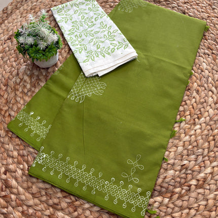 Premium South Cotton Saree - PSCS 110