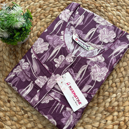 Narmatha Nighty 3xl - Cotton - NNC 165