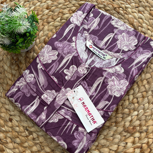 Narmatha Nighty 3xl - Cotton - NNC 165