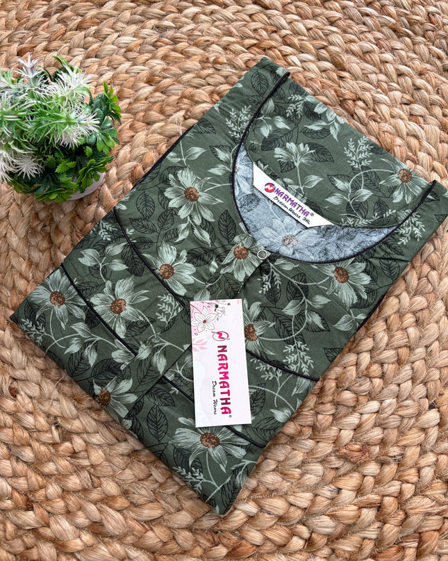 Narmatha Nighty 3xl - Cotton - NNC 179