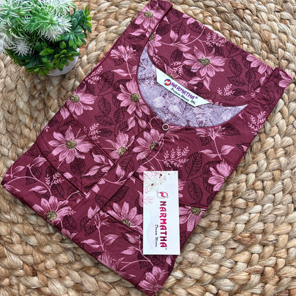 Narmatha Nighty 3xl - Cotton - NNC 185