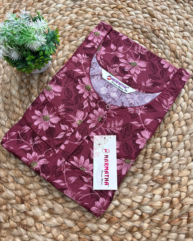 Narmatha Nighty 3xl - Cotton - NNC 185