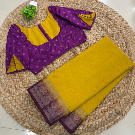 Saree With Stitched Blouse - (SIZE-34-38) - SWSB 1100