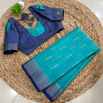 Saree With Stitched Blouse - (SIZE-34-38) - SWSB 1099