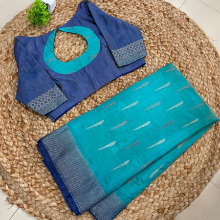 Saree With Stitched Blouse - (SIZE-34-38) - SWSB 1106