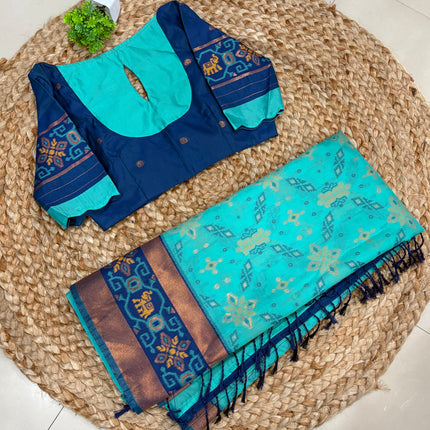 Saree With Stitched Blouse - (SIZE-34-38) - SWSB 1108
