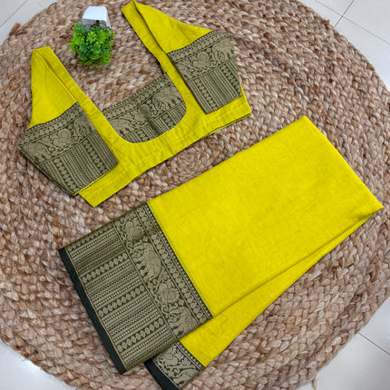 Saree With Stitched Blouse - (SIZE-34-38) - SWSB 1102