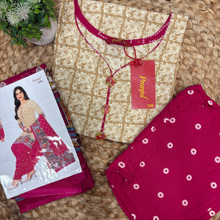Pranjul Stitched Set - (SIZE-XXL) - PSS 105