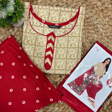 Pranjul Stitched Set - (SIZE-3XL) - PSS 106