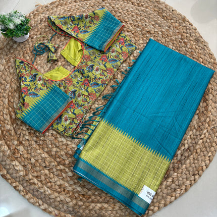 Saree With Stitched Blouse - (size-38-42) - SWSB 220