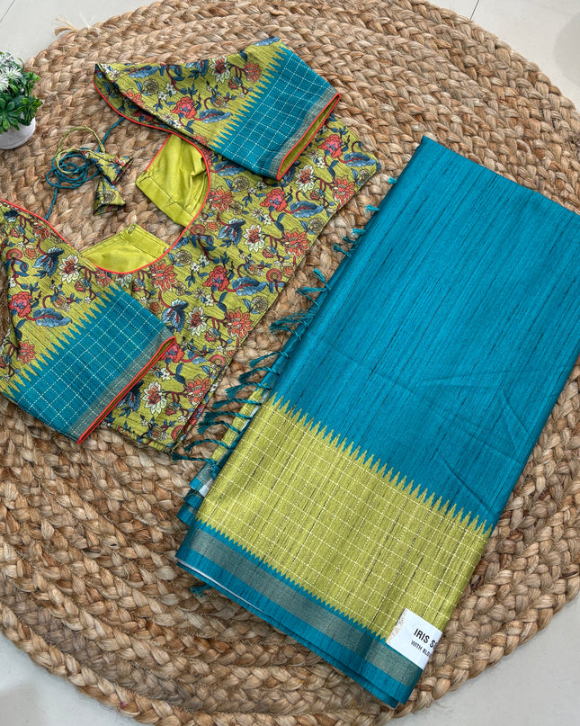 Saree With Stitched Blouse - (size-38-42) - SWSB 220