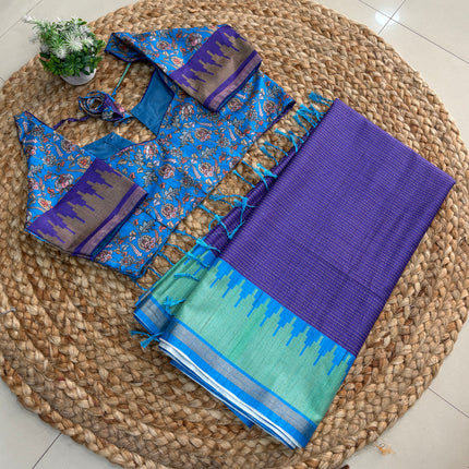 Saree With Stitched Blouse - (size-38-42) - SWSB 222