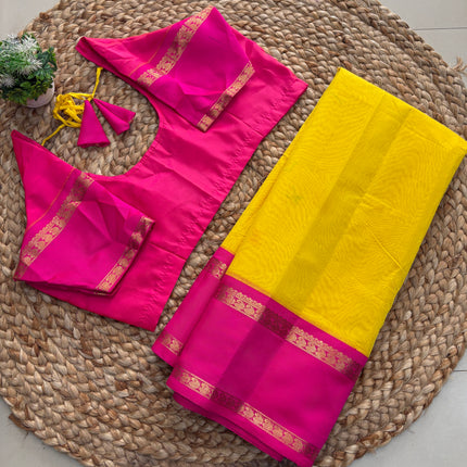 Saree With Stitched Blouse - (size-38-42) SWSB 237