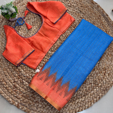Saree With Stitched Blouse - (size-38-42) - SWSB 253