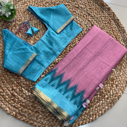 Saree With Stitched Blouse - (size-38-42) - SWSB 241