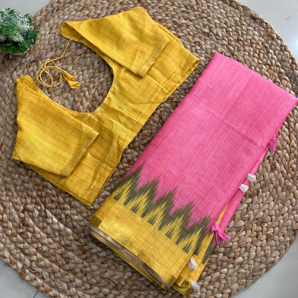 Saree With Stitched Blouse - (size-36-40) - SWSB 243