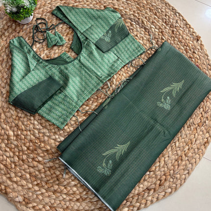Saree With Stitched Blouse - (size-36-40) - SWSB 265