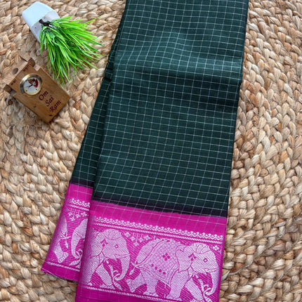 Premium Sungudi Cotton Saree - SCS 002