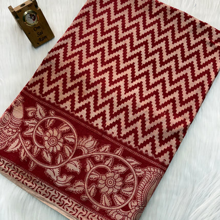 Kalamkari Cotton Saree