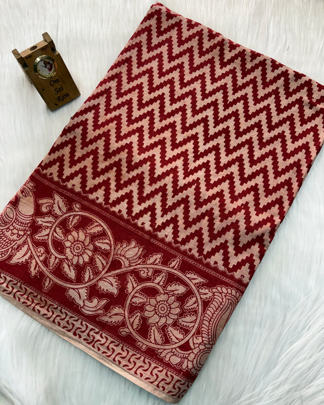 Kalamkari Cotton Saree