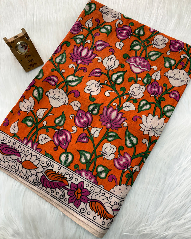 Kalamkari Cotton Saree