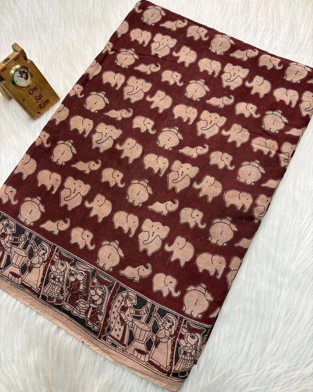 Kalamkari Cotton Saree