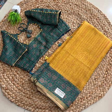Saree With Stitched Blouse - (size-36-40) - SWSB 295