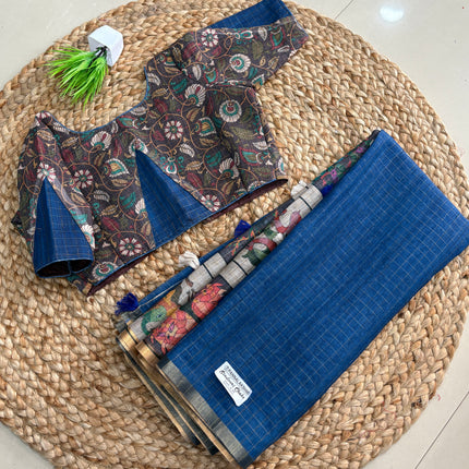 Saree With Stitched Blouse - (size-32-38) - SWSB 301