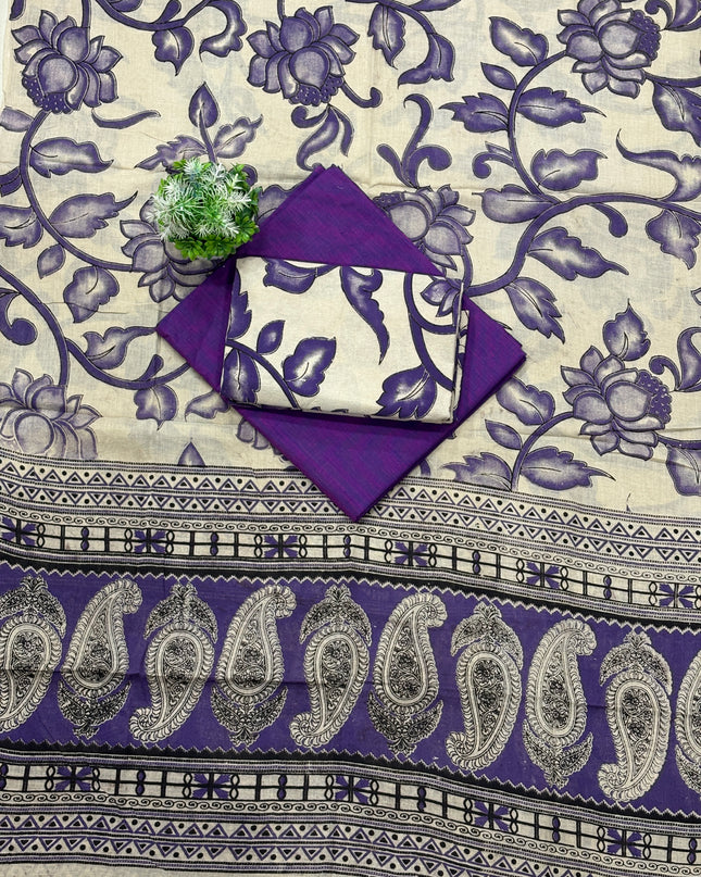 Kalamkari Dress Material - KDM 03