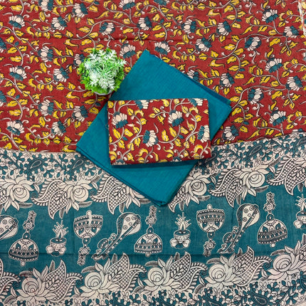 Kalamkari Dress Material - KDM 05