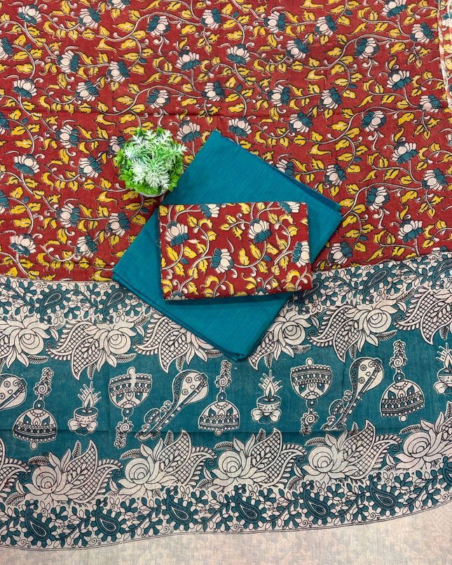 Kalamkari Dress Material - KDM 05