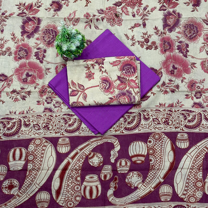 Kalamkari Dress Material - KDM06