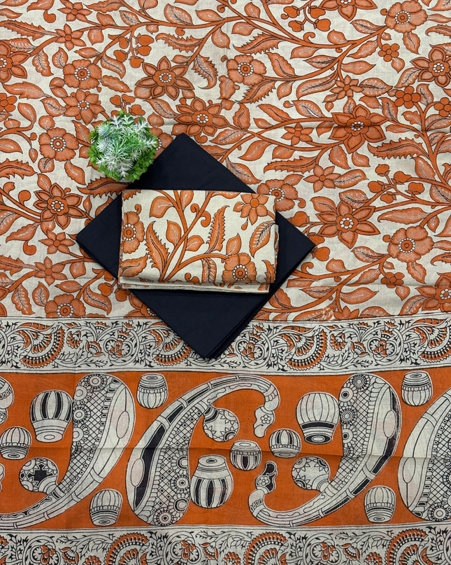 Kalamkari Dress Material - KDM07