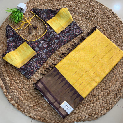 Saree With Stitched Blouse - (size-38-42) - SWSB 314