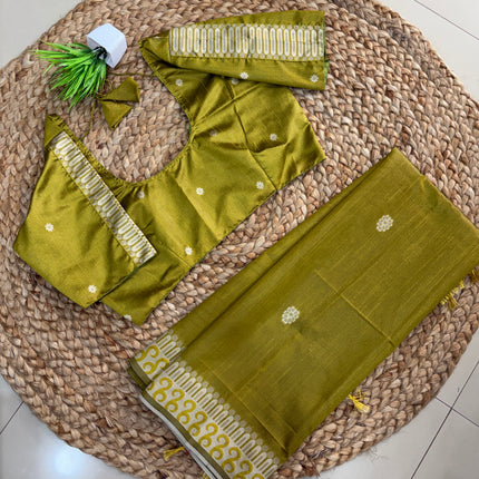 Saree With Stitched Blouse - (size-34-38) - SWSB 328