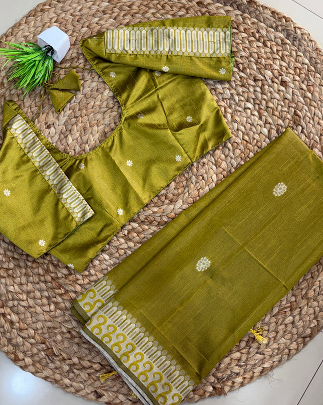 Saree With Stitched Blouse - (size-34-38) - SWSB 328