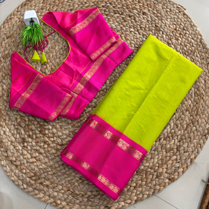 Saree With Stitched Blouse - (size-34-38) - SWSB 322