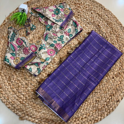 Saree With Stitched Blouse - (size-38-42) - SWSB 336
