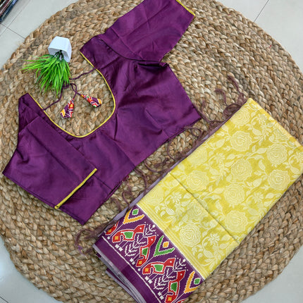 Saree With Stitched Blouse - (size-36-40) - SWSB 324